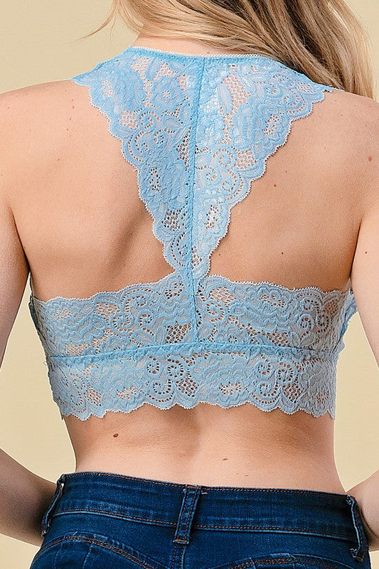 LB01-PLUS SIZE LACE BRALETTE