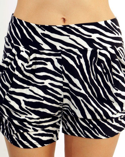 NS01 F257 PRINT HAREM SHORTS