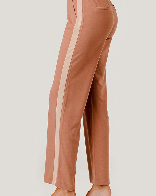 CRP27 SIDE STRIPED STRAIGHT PANTS
