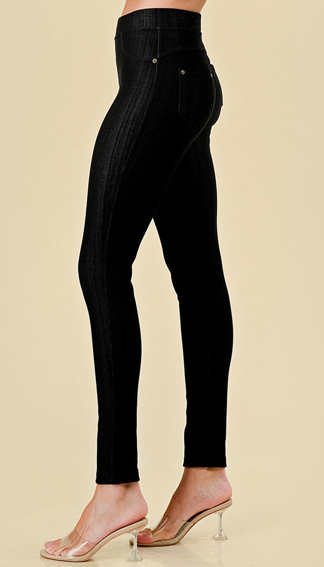 DF05 SOFT POLY BLEND FLEECE JEGGINGS