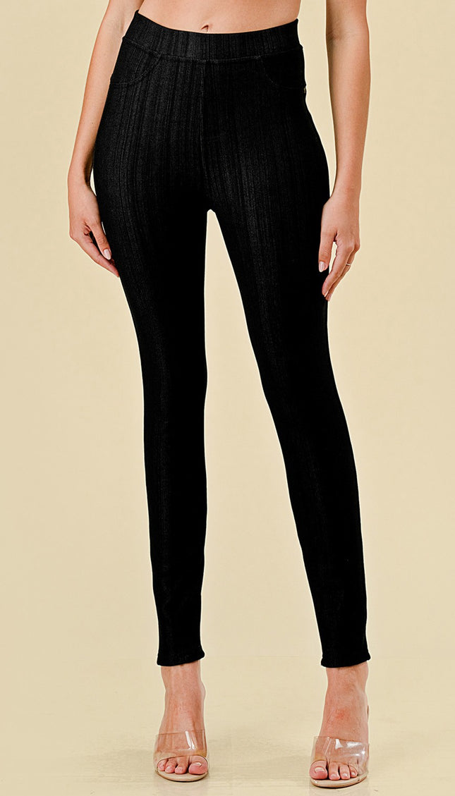 DF05 SOFT POLY BLEND FLEECE JEGGINGS