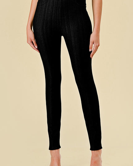 DF05 SOFT POLY BLEND FLEECE JEGGINGS