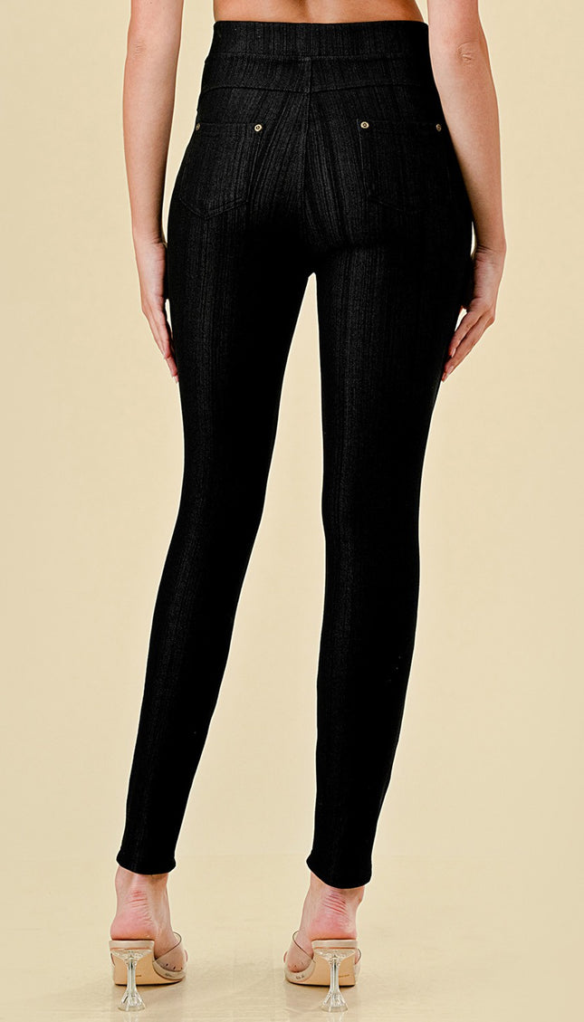 DF05 SOFT POLY BLEND FLEECE JEGGINGS