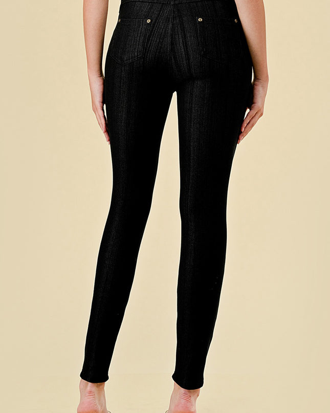 DF05 SOFT POLY BLEND FLEECE JEGGINGS