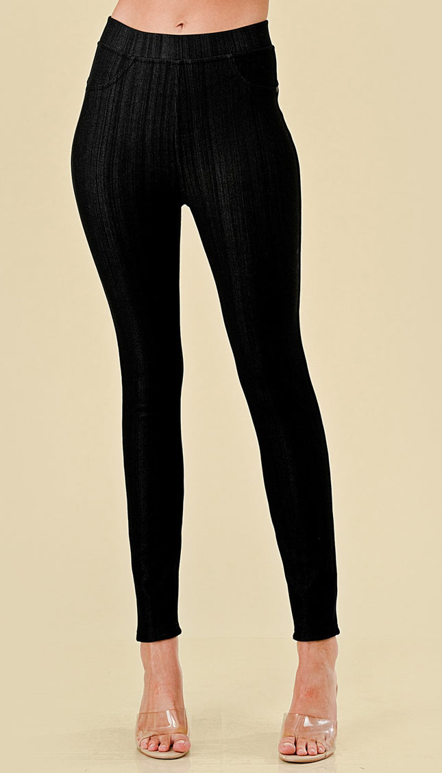 DF05 SOFT POLY BLEND FLEECE JEGGINGS