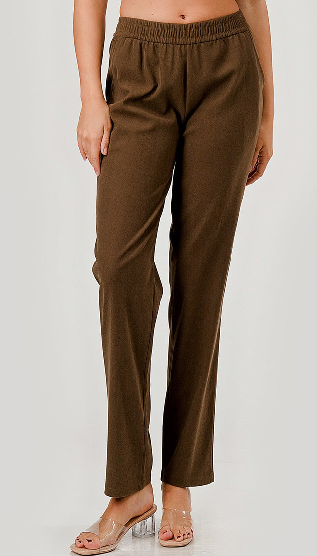HWC505 CORDUROY STRAIGHT PANTS