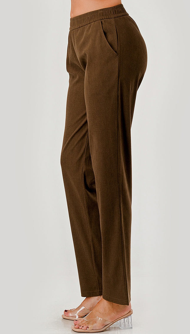 HWC505 CORDUROY STRAIGHT PANTS