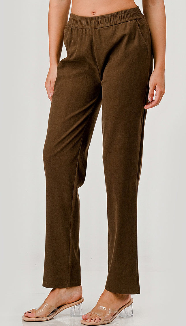 HWC505 CORDUROY STRAIGHT PANTS
