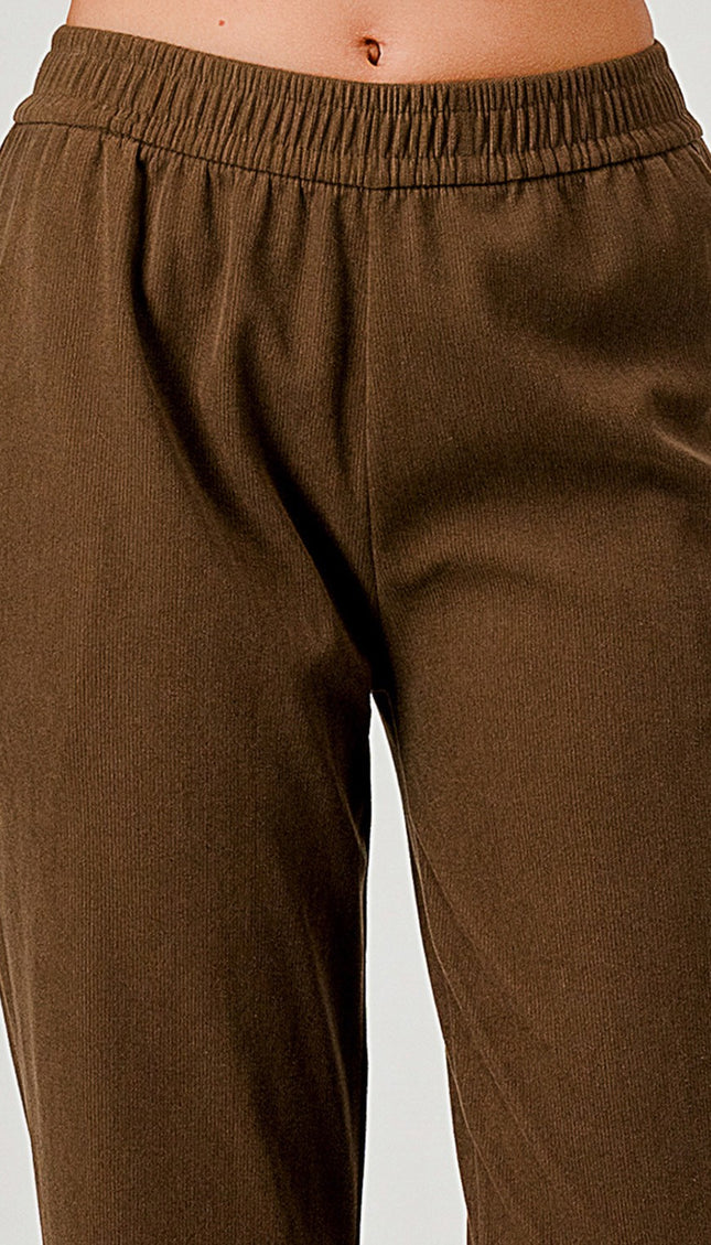 HWC505 CORDUROY STRAIGHT PANTS