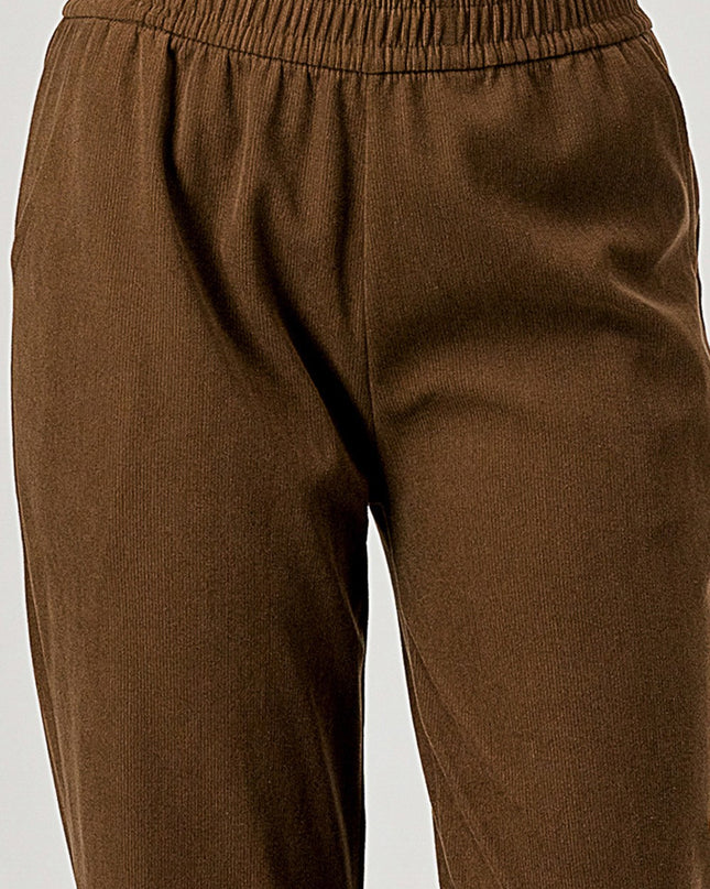 HWC505 CORDUROY STRAIGHT PANTS