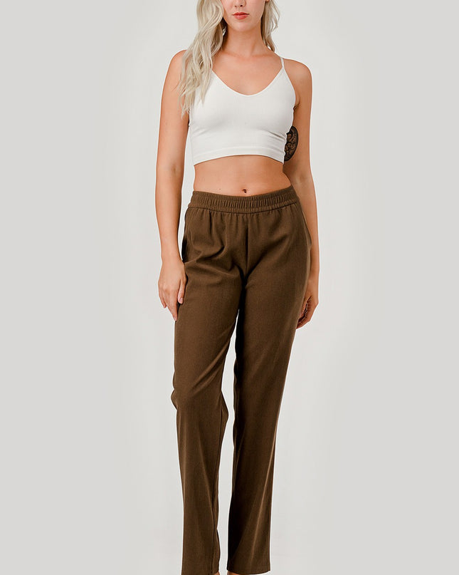 HWC505 CORDUROY STRAIGHT PANTS