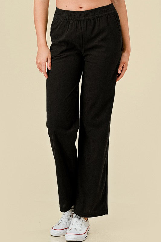 CO504-CORDUROY CORDUROY STRAIGHT PANTS