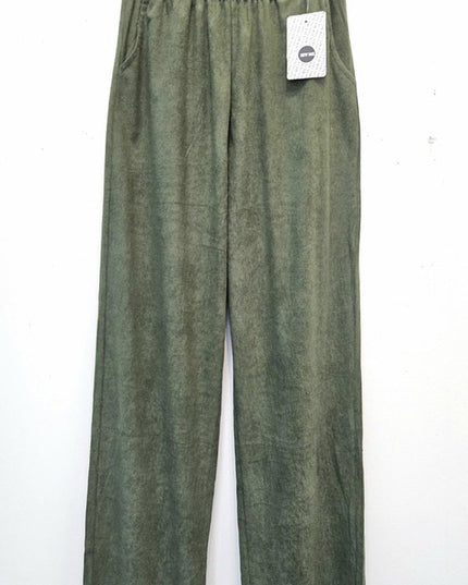 CO504-CORDUROY CORDUROY STRAIGHT PANTS