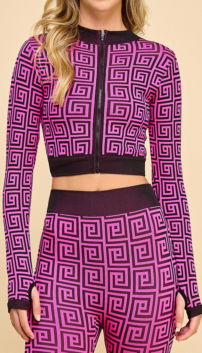JA71-SET ACTIVE WORKOUT 2-PIECE SET