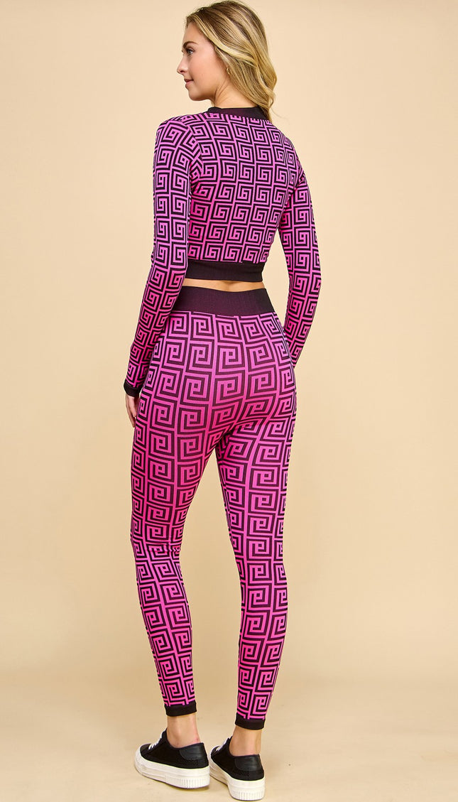 JA71-SET ACTIVE WORKOUT 2-PIECE SET
