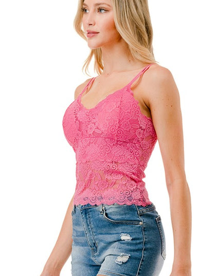 LB-11L LACE BRA TANK TOP