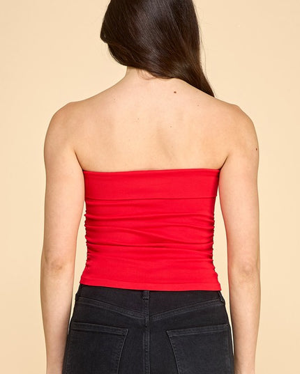 317LS SIDE-RUCHED TUBE TOP