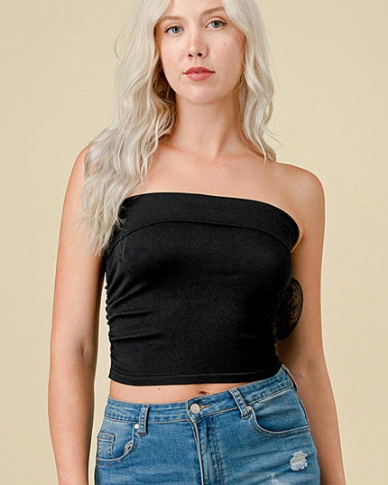 317LS SIDE-RUCHED TUBE TOP