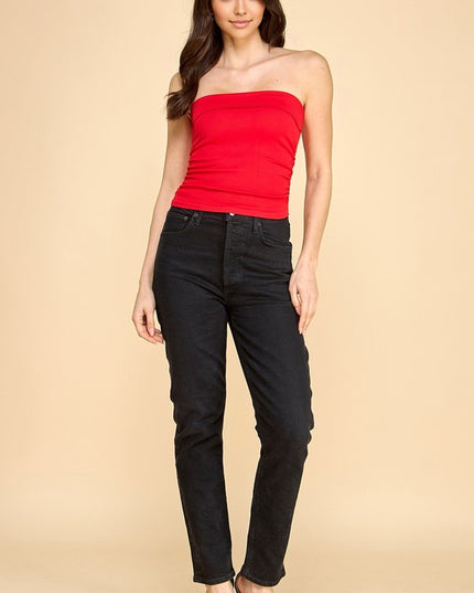 317LS SIDE-RUCHED TUBE TOP