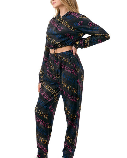 LT30-SET VINTAGE HOODIE 2-PIECE SET