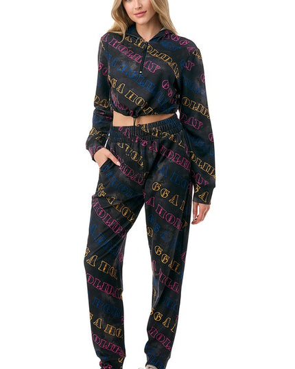LT30-SET VINTAGE HOODIE 2-PIECE SET