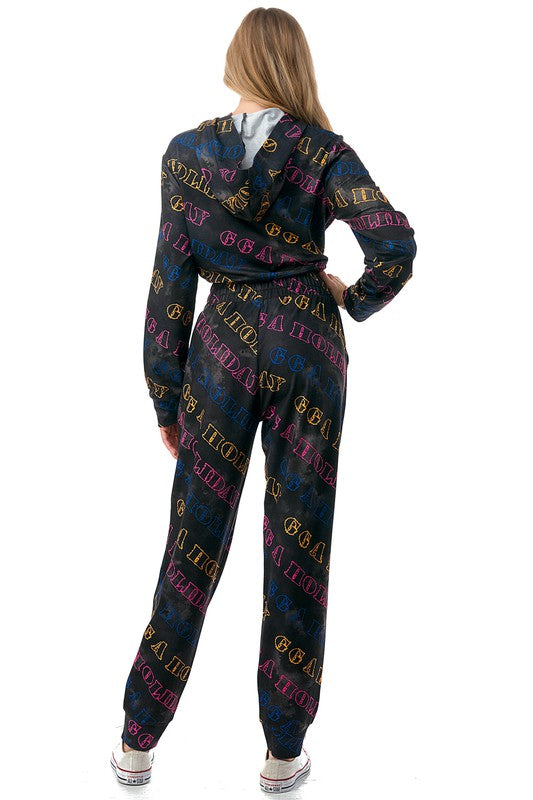 LT30-SET VINTAGE HOODIE 2-PIECE SET