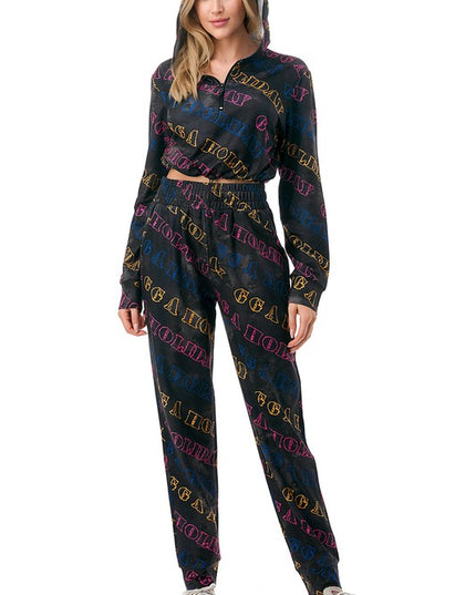 LT30-SET VINTAGE HOODIE 2-PIECE SET