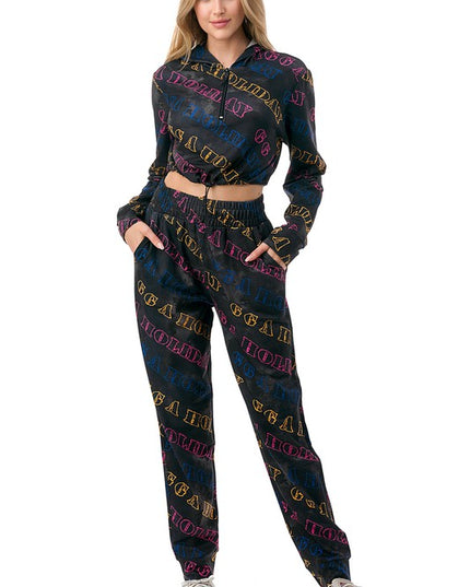 LT30-SET VINTAGE HOODIE 2-PIECE SET