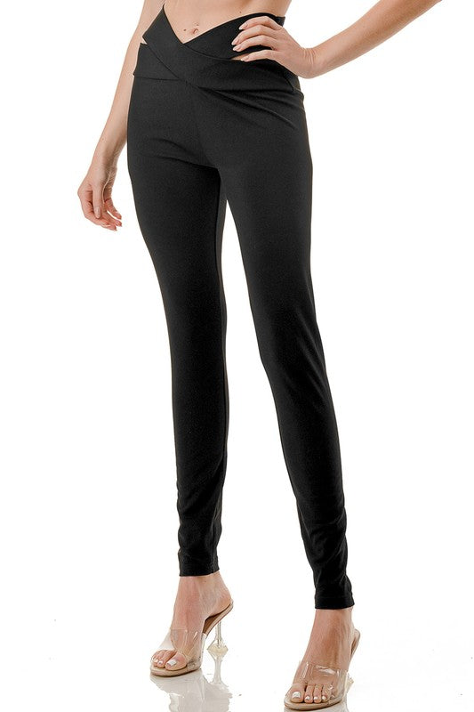 LG10 Yoga Cross Open Waist Leggings