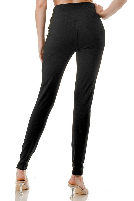 LG10 Yoga Cross Open Waist Leggings