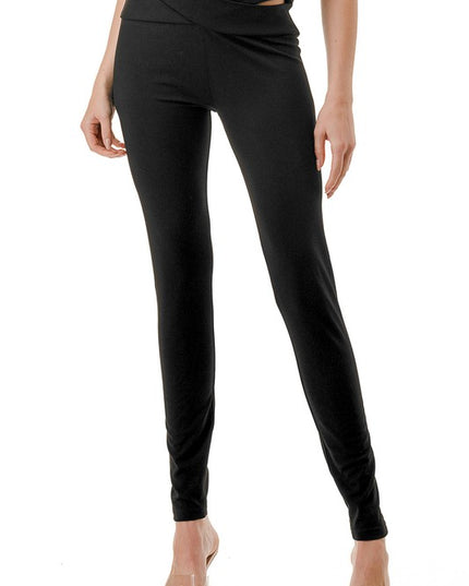 LG10 Yoga Cross Open Waist Leggings
