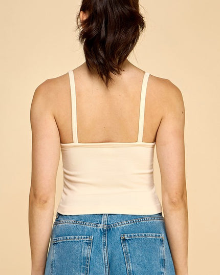 NT89 CAMI CROP TANK TOP