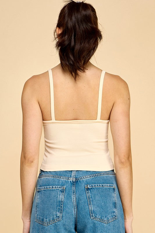 NT89 CAMI CROP TANK TOP