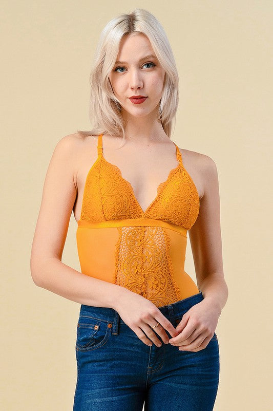 LBS-009 LACE BODYSUIT