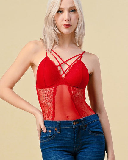 LBS-008 LACE BODYSUIT