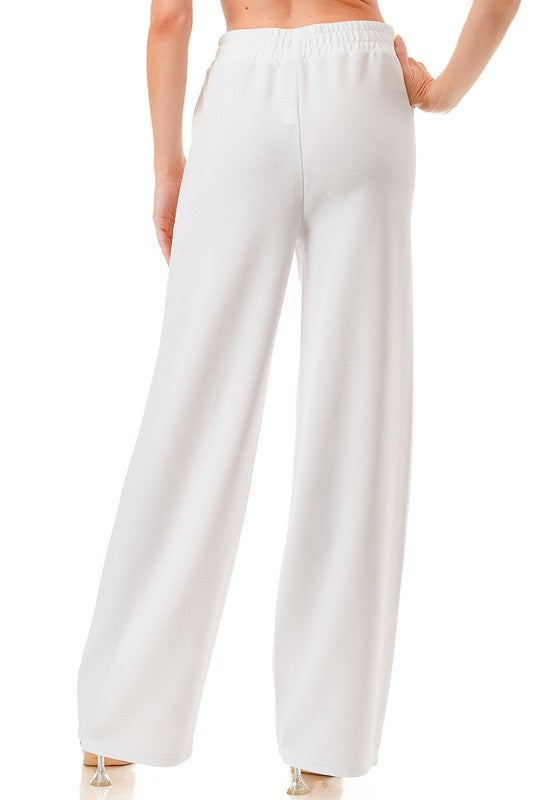 AN515 SOLID STRAIGHT PANTS