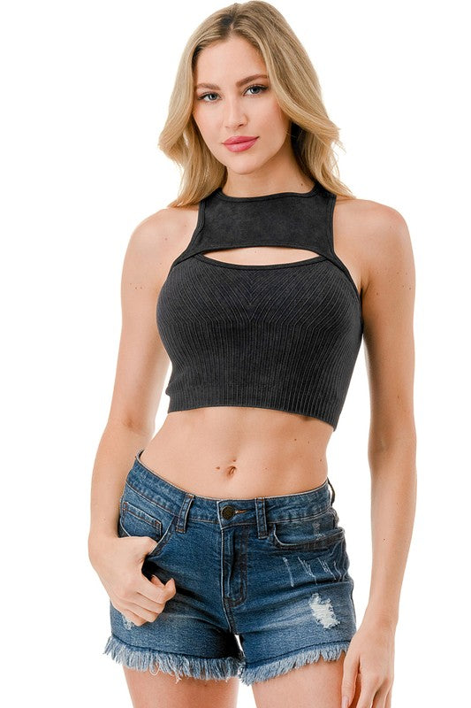 CT01MW MINERAL WASH CUTOUT CROP TOP