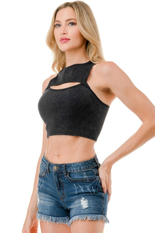 CT01MW MINERAL WASH CUTOUT CROP TOP