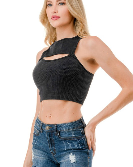 CT01MW MINERAL WASH CUTOUT CROP TOP