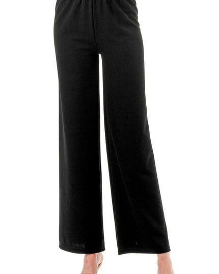 HJ01 TEXTURED STRAIGHT PANTS