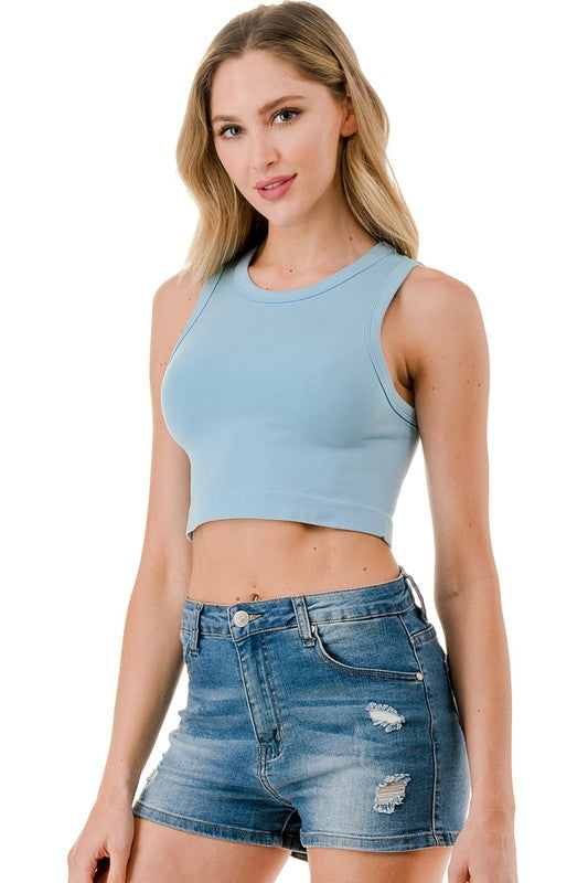 HX63 SUPER-SPAN CROP TANK TOP
