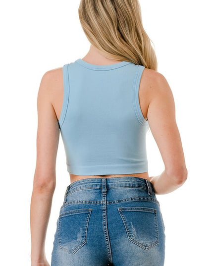 HX63 SUPER-SPAN CROP TANK TOP
