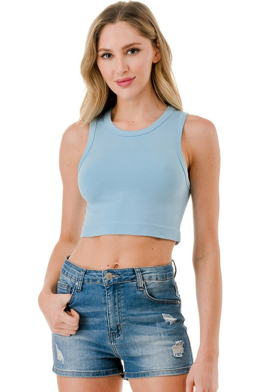 HX63 SUPER-SPAN CROP TANK TOP