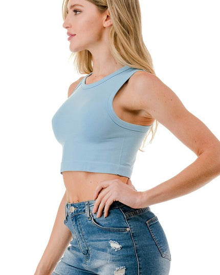 HX63 SUPER-SPAN CROP TANK TOP