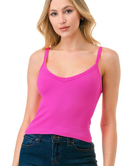 NT70C RIBBED STRAP CAMI