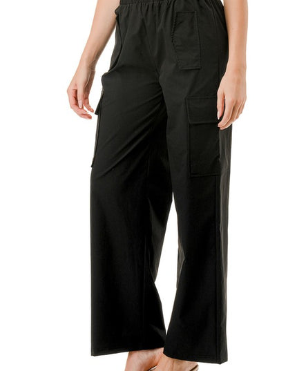 CJK104 QUICK DRY WIDE LEG CARGO PANTS