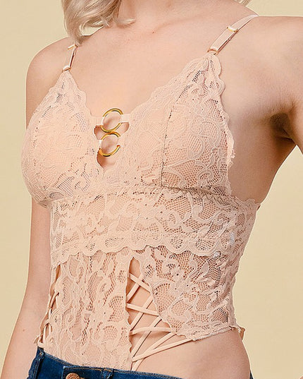LBS-013 LACE BODYSUIT