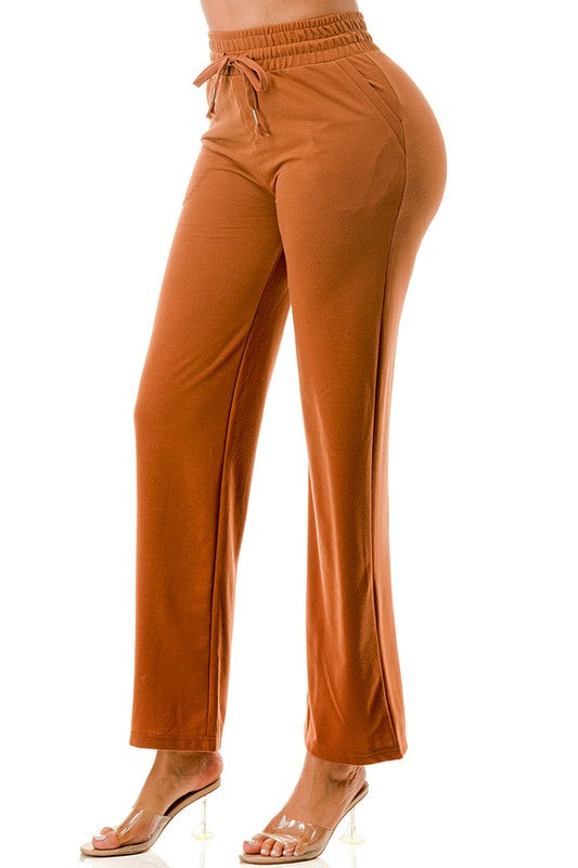 CJK402 FRENCH TERRY STRAIGHT PANTS