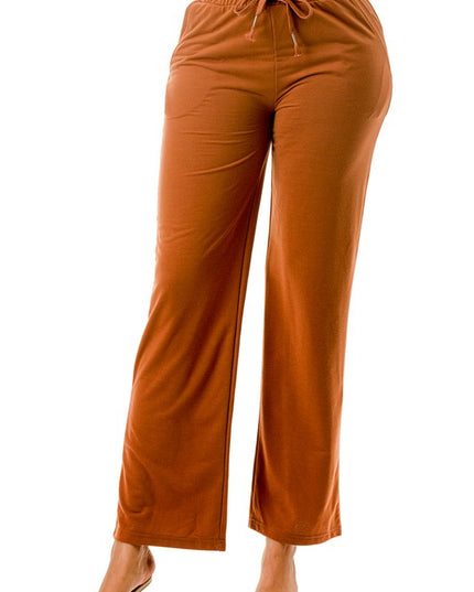 CJK402 FRENCH TERRY STRAIGHT PANTS