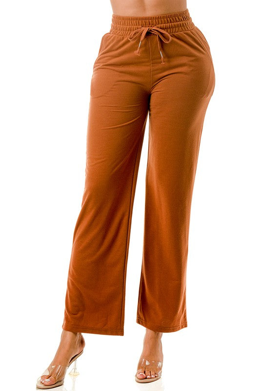 CJK402 FRENCH TERRY STRAIGHT PANTS